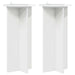 Suport pentru plante 2 pcs Alb foarte lucios 40 x 40 x 80 cm - WALTI WALTI