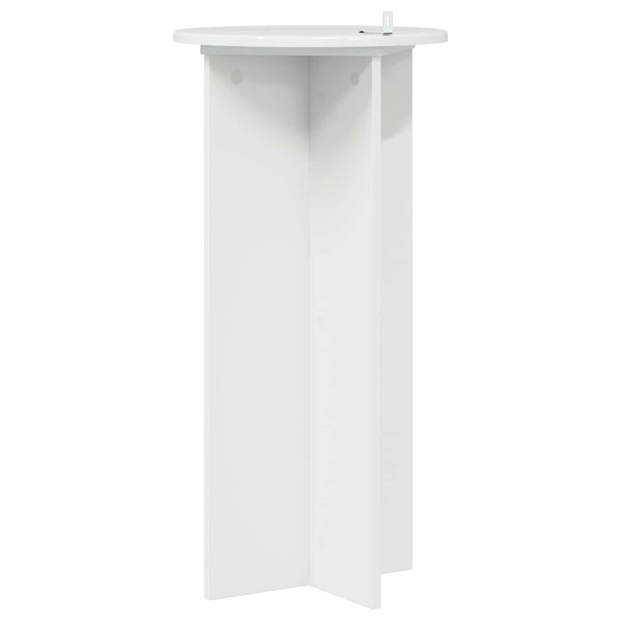 Suport pentru plante 2 pcs Alb foarte lucios 40 x 40 x 80 cm - WALTI WALTI