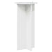 Suport pentru plante 2 pcs Alb foarte lucios 40 x 40 x 80 cm - WALTI WALTI