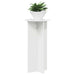 Suport pentru plante 2 pcs Alb foarte lucios 40 x 40 x 80 cm - WALTI WALTI