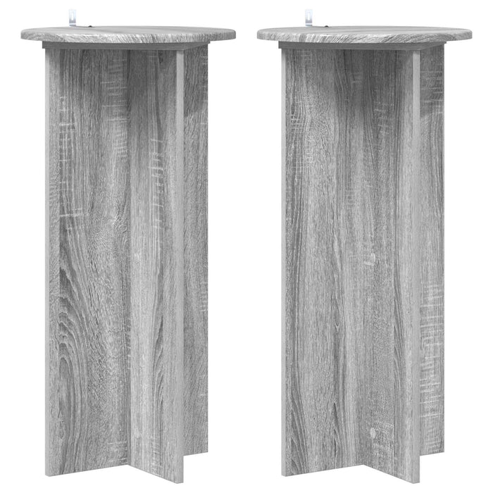 Suport pentru plante 2 pcs Sonoma gri 40 x 40 x 80 cm - WALTI WALTI