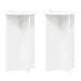 Suport pentru plante 2 pcs Alb Ø40 x 60 cm Lemn prelucrat - WALTI WALTI