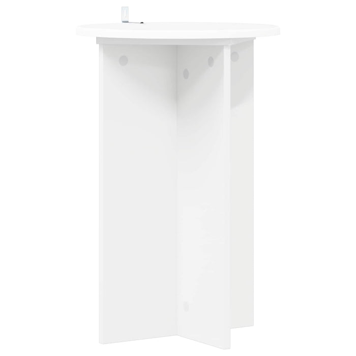 Suport pentru plante 2 pcs Alb Ø40 x 60 cm Lemn prelucrat - WALTI WALTI