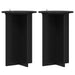Suport pentru plante 2 pcs Negru Ø40 x 60 cm Lemn prelucrat - WALTI WALTI