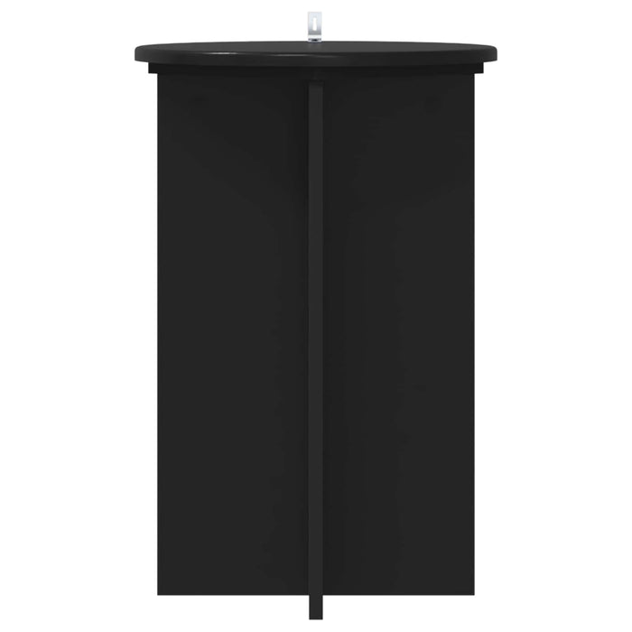 Suport pentru plante 2 pcs Negru Ø40 x 60 cm Lemn prelucrat - WALTI WALTI