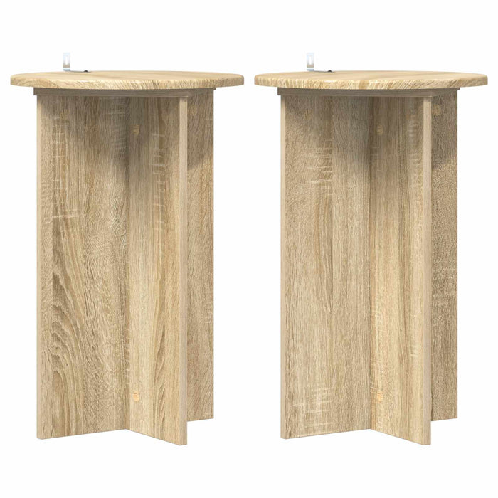 Suport pentru plante 2 pcs Stejar Sonoma Ø40 x 60 cm - WALTI WALTI