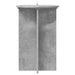Suport pentru plante 2 pcs Gri Beton Ø40 x 60 cm Lemn prelucrat - WALTI WALTI