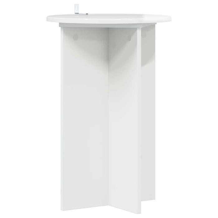 Suport pentru plante 2 pcs Alb foarte lucios Ø40 x 60 cm - WALTI WALTI