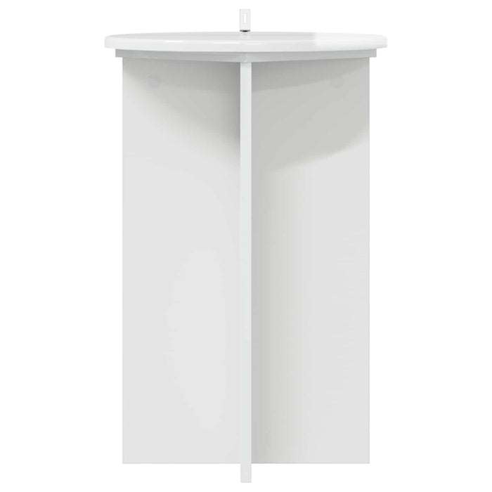 Suport pentru plante 2 pcs Alb foarte lucios Ø40 x 60 cm - WALTI WALTI