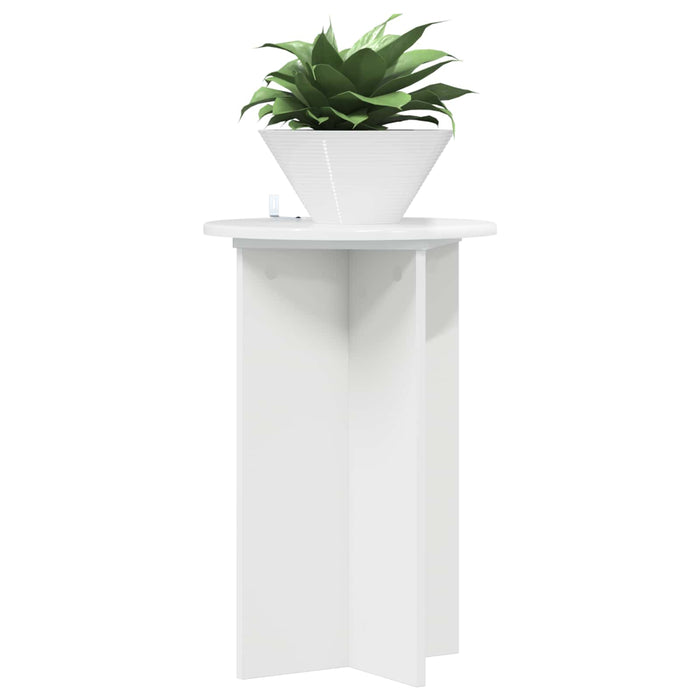 Suport pentru plante 2 pcs Alb foarte lucios Ø40 x 60 cm - WALTI WALTI