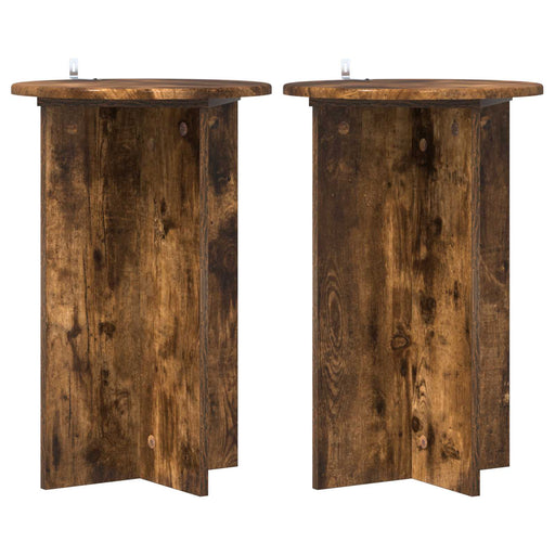 Suport pentru plante 2 pcs Stejar fumuriu Ø40 x 60 cm - WALTI WALTI