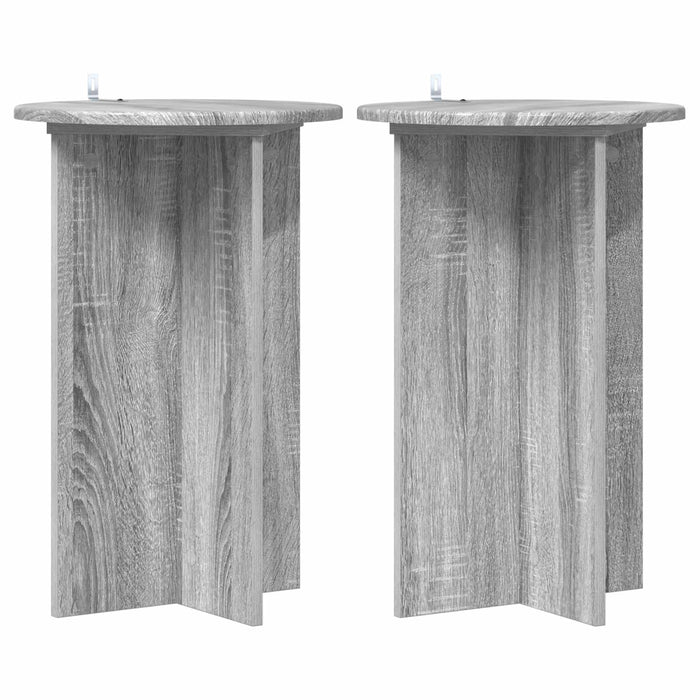 Suport pentru plante 2 pcs Sonoma gri Ø40 x 60 cm - WALTI WALTI