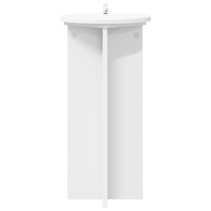 Suport pentru plante 2 pcs Alb Ø29,5 x 60 cm Lemn prelucrat - WALTI WALTI