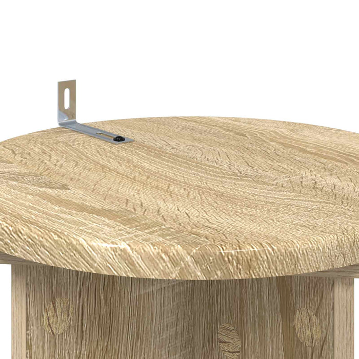 Suport pentru plante 2 pcs Stejar Sonoma 29,5 x 29,5 x 60 cm - WALTI WALTI