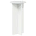 Suport pentru plante 2 pcs Alb foarte lucios Lemn prelucrat - WALTI WALTI