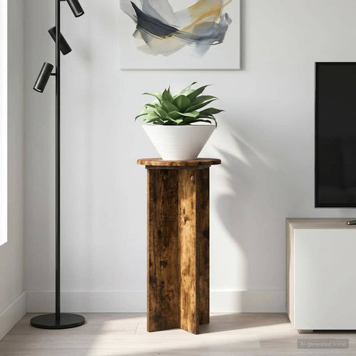 Suport pentru plante 2 pcs Stejar fumuriu 29,5 x 29,5 x 60 cm - WALTI WALTI