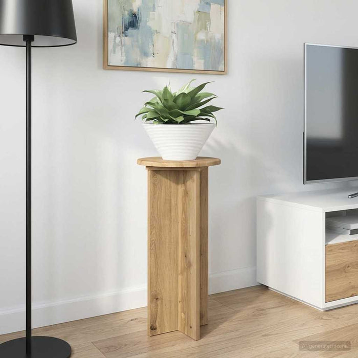 Suport pentru plante 2 pcs Stejar Artizanal 29,5 x 29,5 x 60 cm - WALTI WALTI