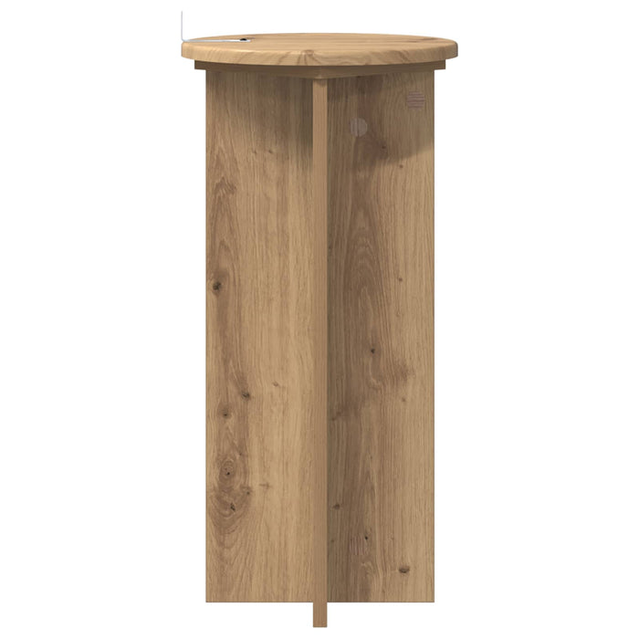 Suport pentru plante 2 pcs Stejar Artizanal 29,5 x 29,5 x 60 cm - WALTI WALTI