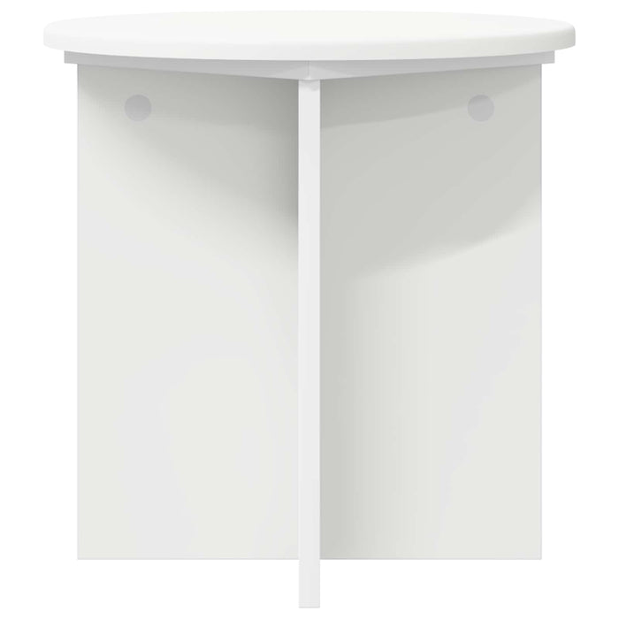 Suport pentru plante 2 pcs Alb Ø40 x 40 cm Lemn prelucrat - WALTI WALTI