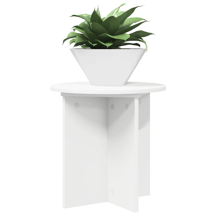 Suport pentru plante 2 pcs Alb Ø40 x 40 cm Lemn prelucrat - WALTI WALTI