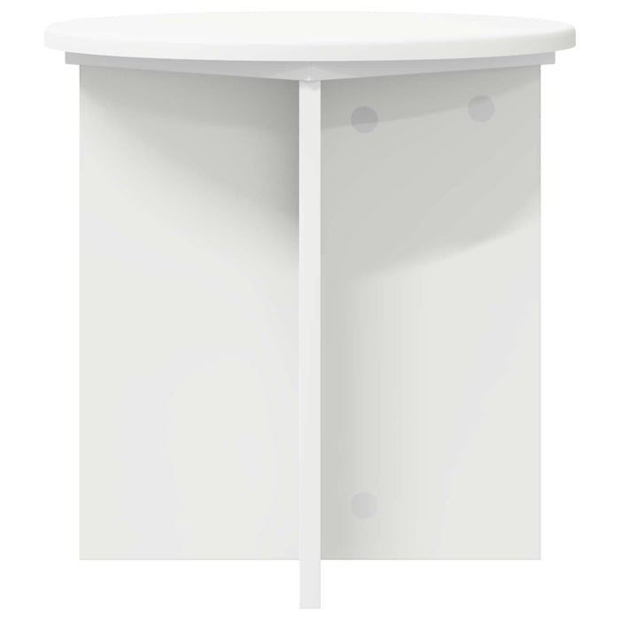Suport pentru plante 2 pcs Alb Ø40 x 40 cm Lemn prelucrat - WALTI WALTI