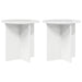 Suport pentru plante 2 pcs Alb foarte lucios 40 x 40 x 40 cm - WALTI WALTI