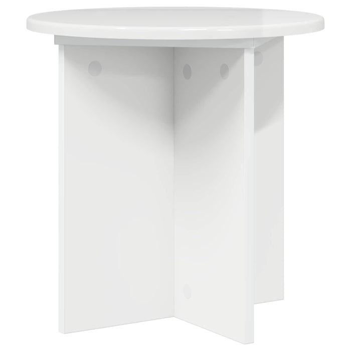 Suport pentru plante 2 pcs Alb foarte lucios 40 x 40 x 40 cm - WALTI WALTI