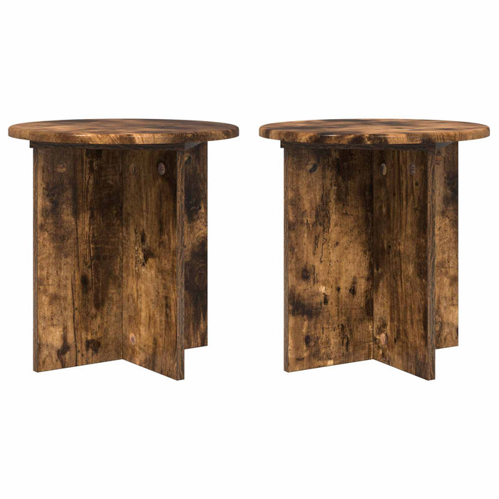 Suport pentru plante 2 pcs Stejar fumuriu 40 x 40 x 40 cm - WALTI WALTI