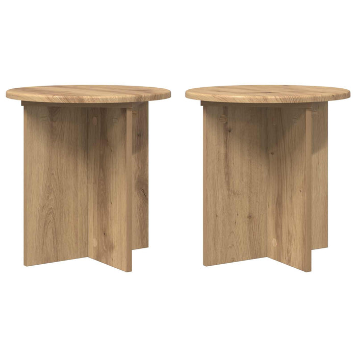 Suport pentru plante 2 pcs Stejar Artizanal 40 x 40 x 40 cm - WALTI WALTI