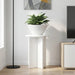 Suport pentru plante 2 pcs Alb Ø29,5 x 40 cm Lemn prelucrat - WALTI WALTI