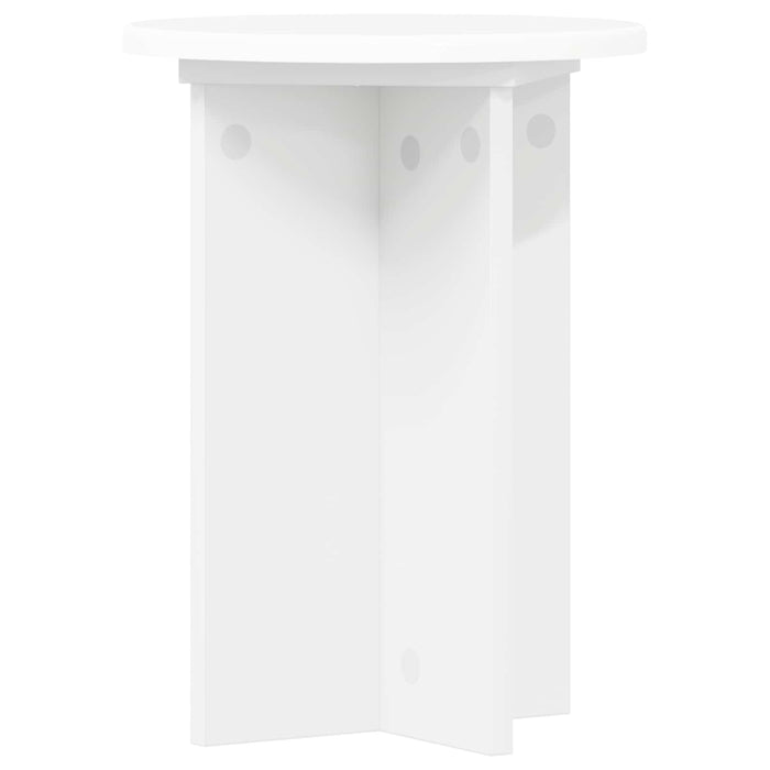 Suport pentru plante 2 pcs Alb Ø29,5 x 40 cm Lemn prelucrat - WALTI WALTI