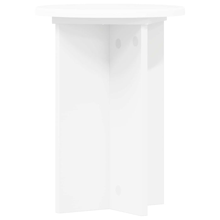 Suport pentru plante 2 pcs Alb Ø29,5 x 40 cm Lemn prelucrat - WALTI WALTI