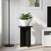 Suport pentru plante 2 pcs Negru Ø29,5 x 40 cm Lemn prelucrat - WALTI WALTI