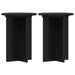 Suport pentru plante 2 pcs Negru Ø29,5 x 40 cm Lemn prelucrat - WALTI WALTI