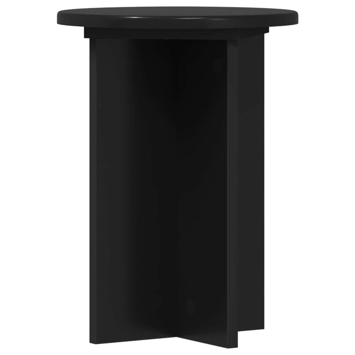 Suport pentru plante 2 pcs Negru Ø29,5 x 40 cm Lemn prelucrat - WALTI WALTI