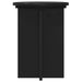 Suport pentru plante 2 pcs Negru Ø29,5 x 40 cm Lemn prelucrat - WALTI WALTI