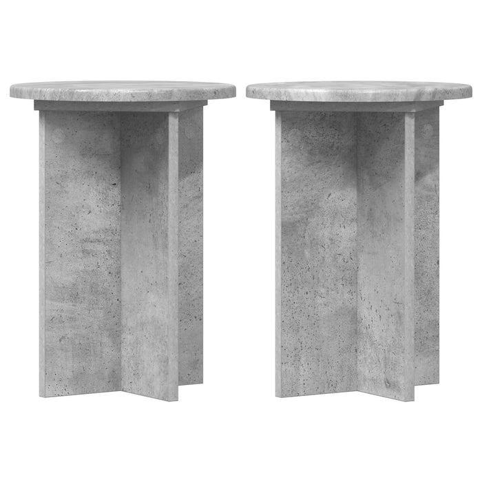 Suport pentru plante 2 pcs Gri Beton Ø29,5 x 40 cm - WALTI WALTI