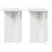 Suport pentru plante 2 pcs Alb foarte lucios Ø29,5 x 40 cm - WALTI WALTI