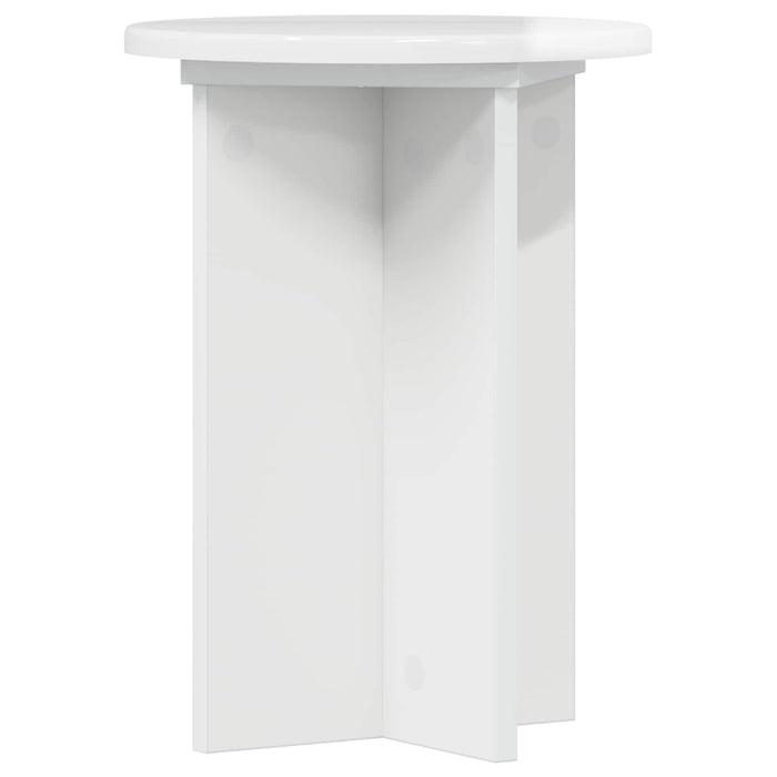 Suport pentru plante 2 pcs Alb foarte lucios Ø29,5 x 40 cm - WALTI WALTI