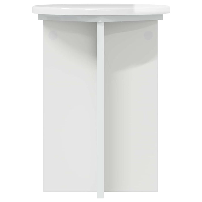 Suport pentru plante 2 pcs Alb foarte lucios Ø29,5 x 40 cm - WALTI WALTI