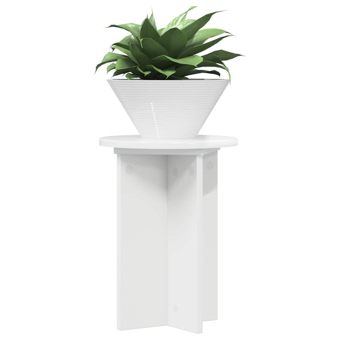 Suport pentru plante 2 pcs Alb foarte lucios Ø29,5 x 40 cm - WALTI WALTI