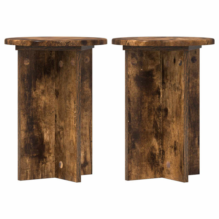 Suport pentru plante 2 pcs Stejar fumuriu Ø29,5 x 40 cm - WALTI WALTI