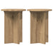 Suport pentru plante 2 pcs Stejar Artizanal Ø29,5 x 40 cm - WALTI WALTI