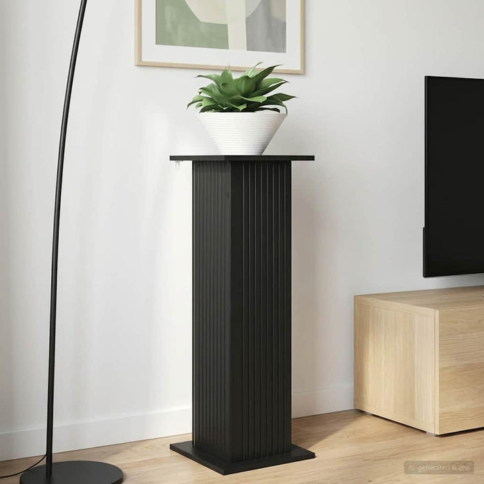 Suport pentru plante Negru 30,5 x 30 x 100,5 cm Lemn prelucrat - WALTI WALTI