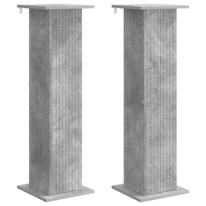Suport pentru plante 2 pcs Gri Beton 30,5 x 30 x 100,5 cm - WALTI WALTI