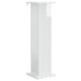Suport pentru plante 2 pcs Alb foarte lucios Lemn prelucrat - WALTI WALTI