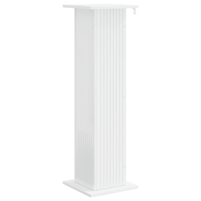 Suport pentru plante 2 pcs Alb foarte lucios Lemn prelucrat - WALTI WALTI