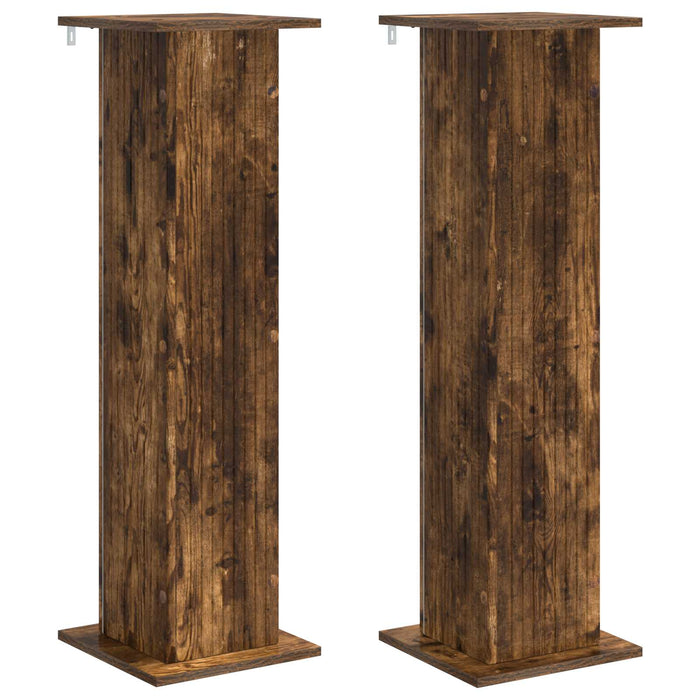 Suport pentru plante 2 pcs Stejar fumuriu 30,5 x 30 x 100,5 cm - WALTI WALTI
