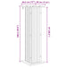 Suport pentru plante Sonoma gri 30,5 x 30 x 100,5 cm - WALTI WALTI
