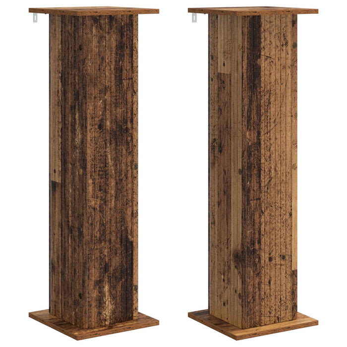 Suport pentru plante 2 pcs Lemn vechi 30,5 x 30 x 100,5 cm - WALTI WALTI